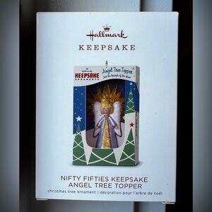 2018 Hallmark Keepsake Nifty Fifties Ornament of Angel Tree Topper